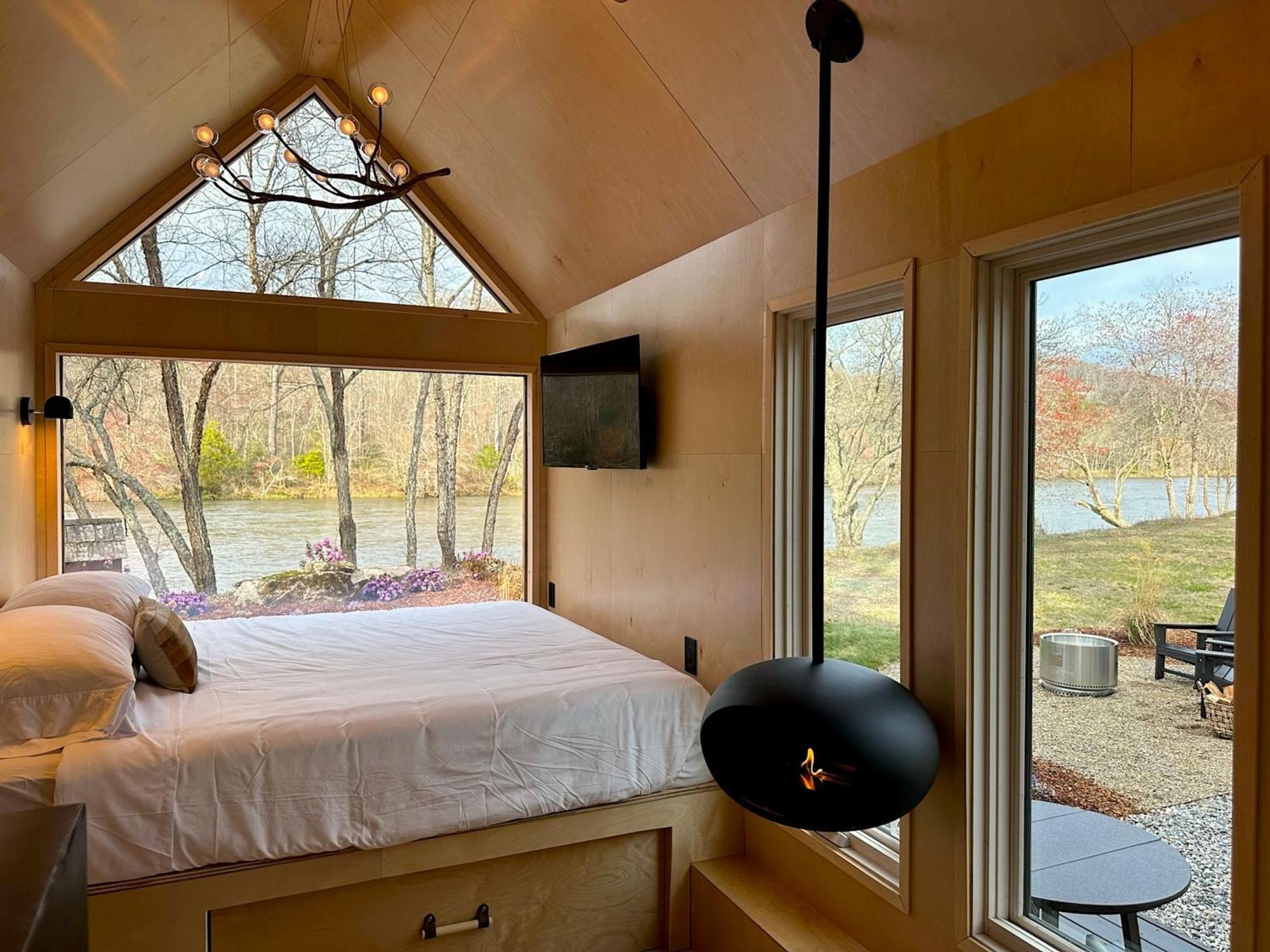 Asheville River Cabins Арден Экстерьер фото